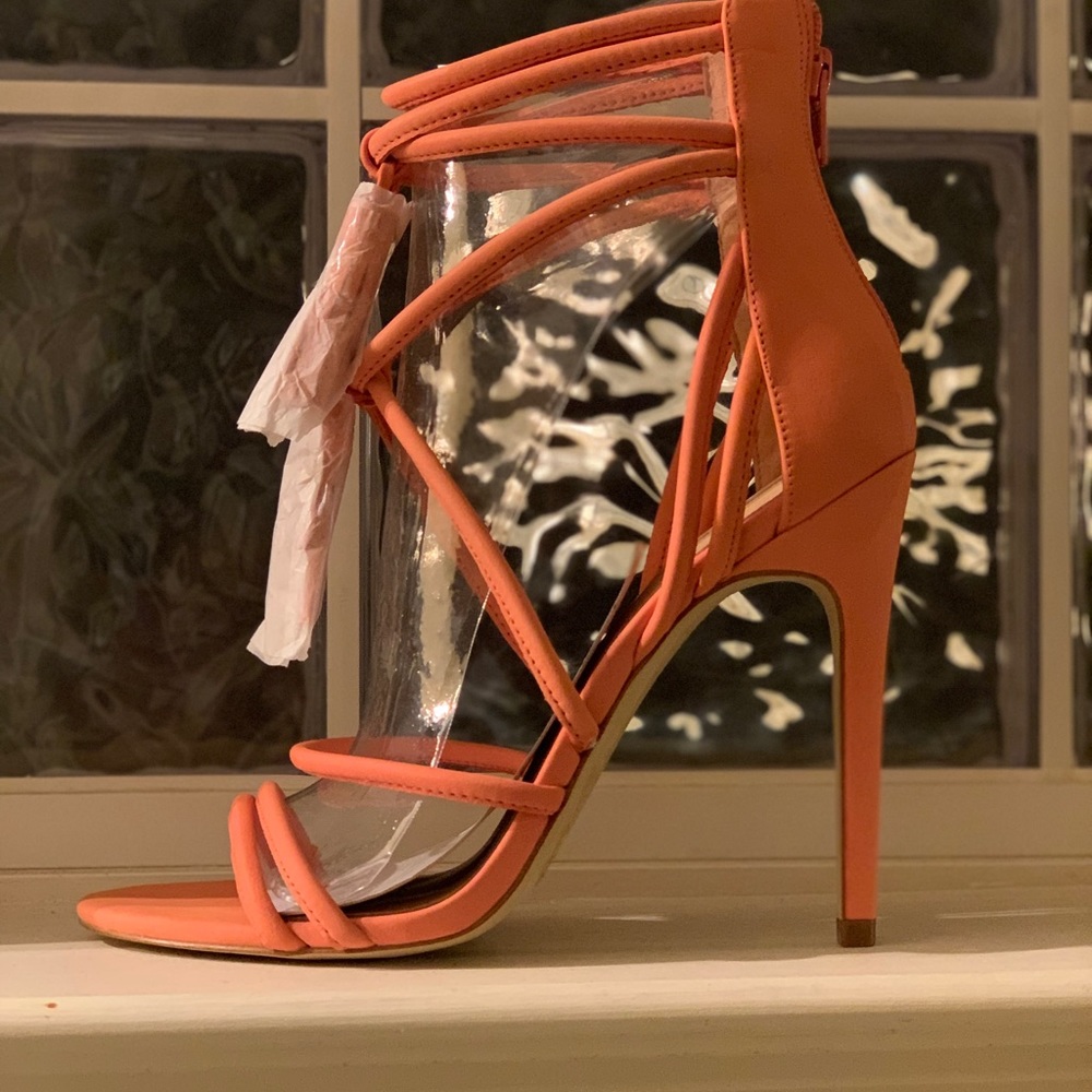 Aldo high heel sandal with tassels